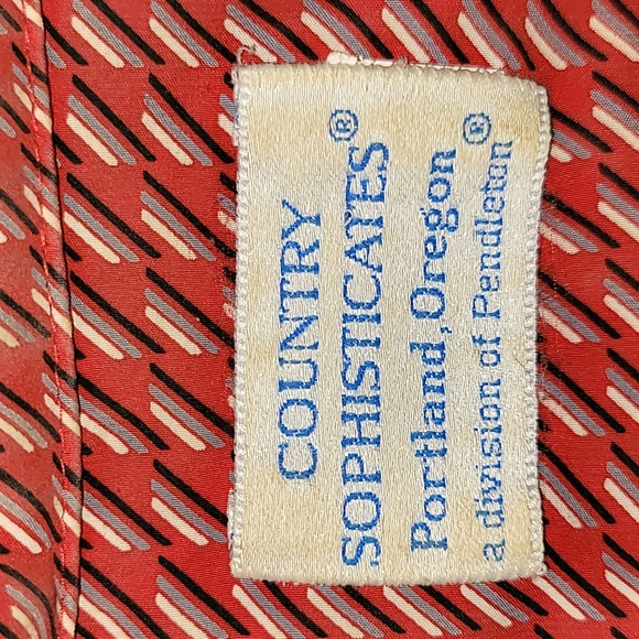 Vintage. Made in USA. Country Sophisticates by Pendleton.  24L - Picture 7 of 14